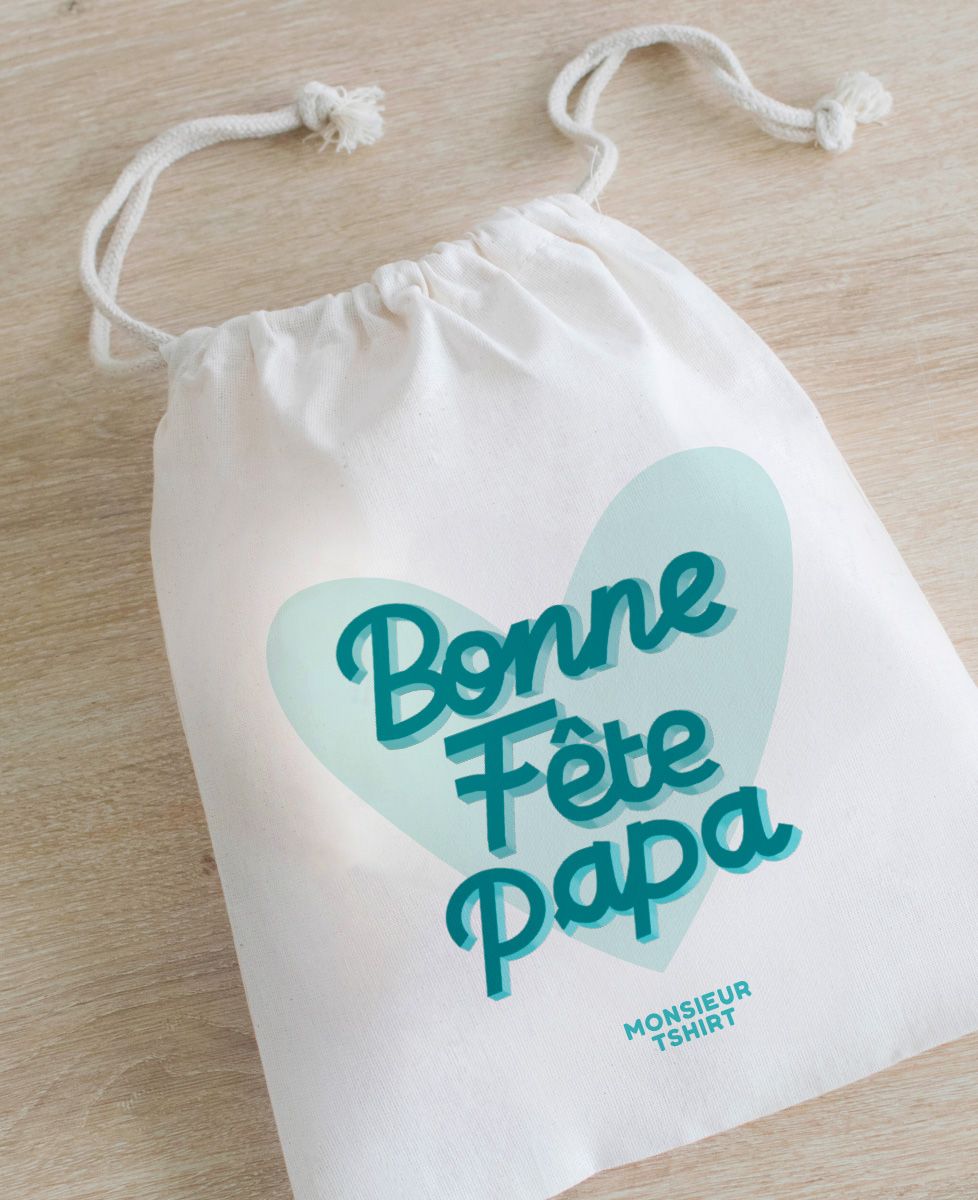 Emballage Pochon Bonne fête Papa