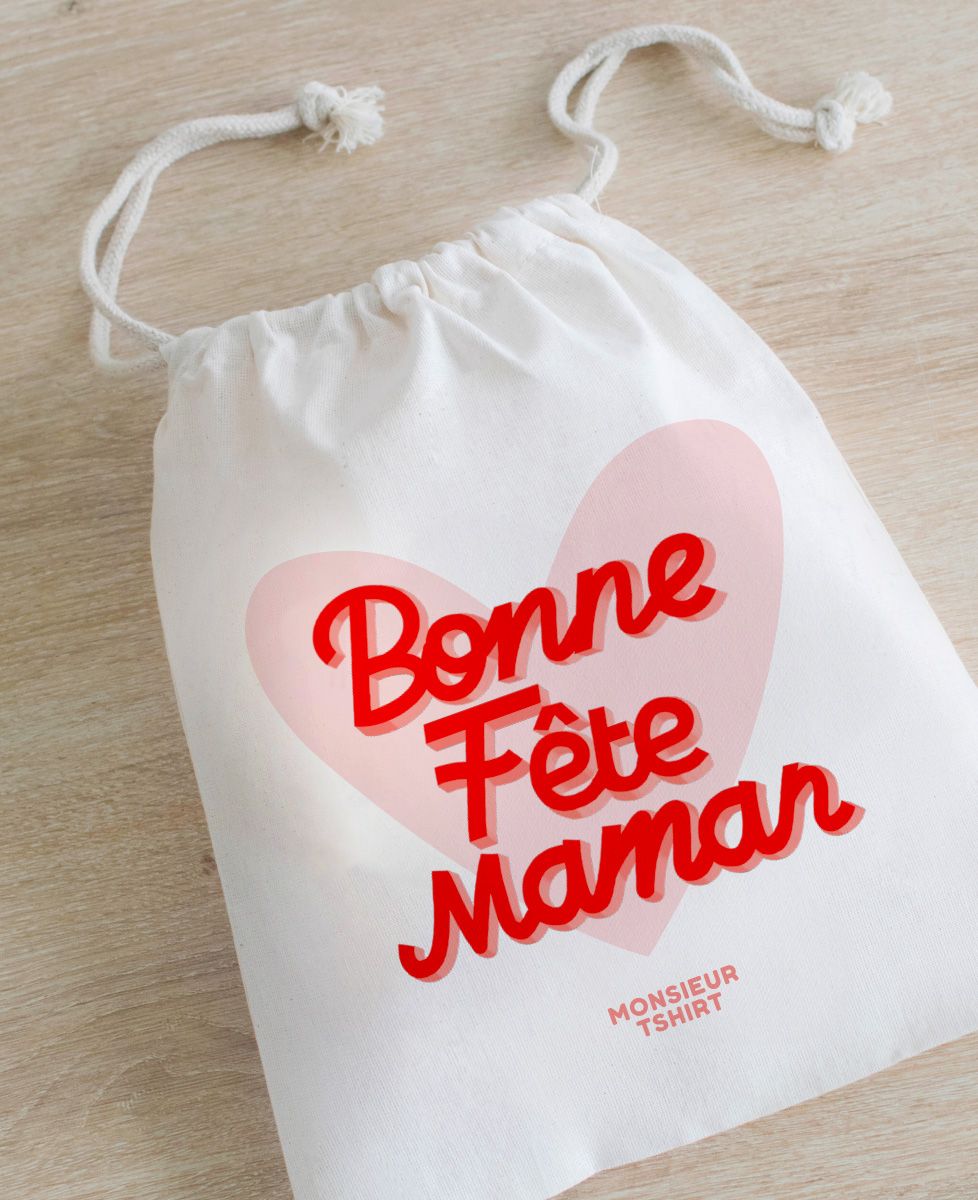 Emballage Pochon Bonne fête Maman