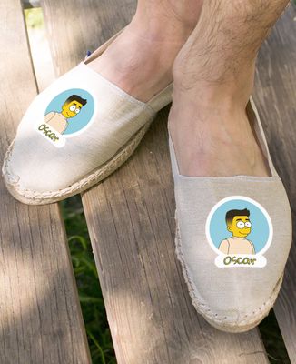 Leinenschuhe Personalisierte Cartoon-Figur - Papa-Geschenke, Geschenke Mama