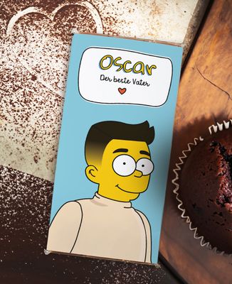 Schokoladentafel Personalisierte Cartoon-Figur - Papa-Geschenke, Geschenke Mama