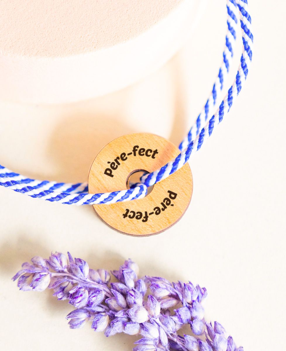 Bracelet Homme Père-fect (gravé) - Cadeaux Papa