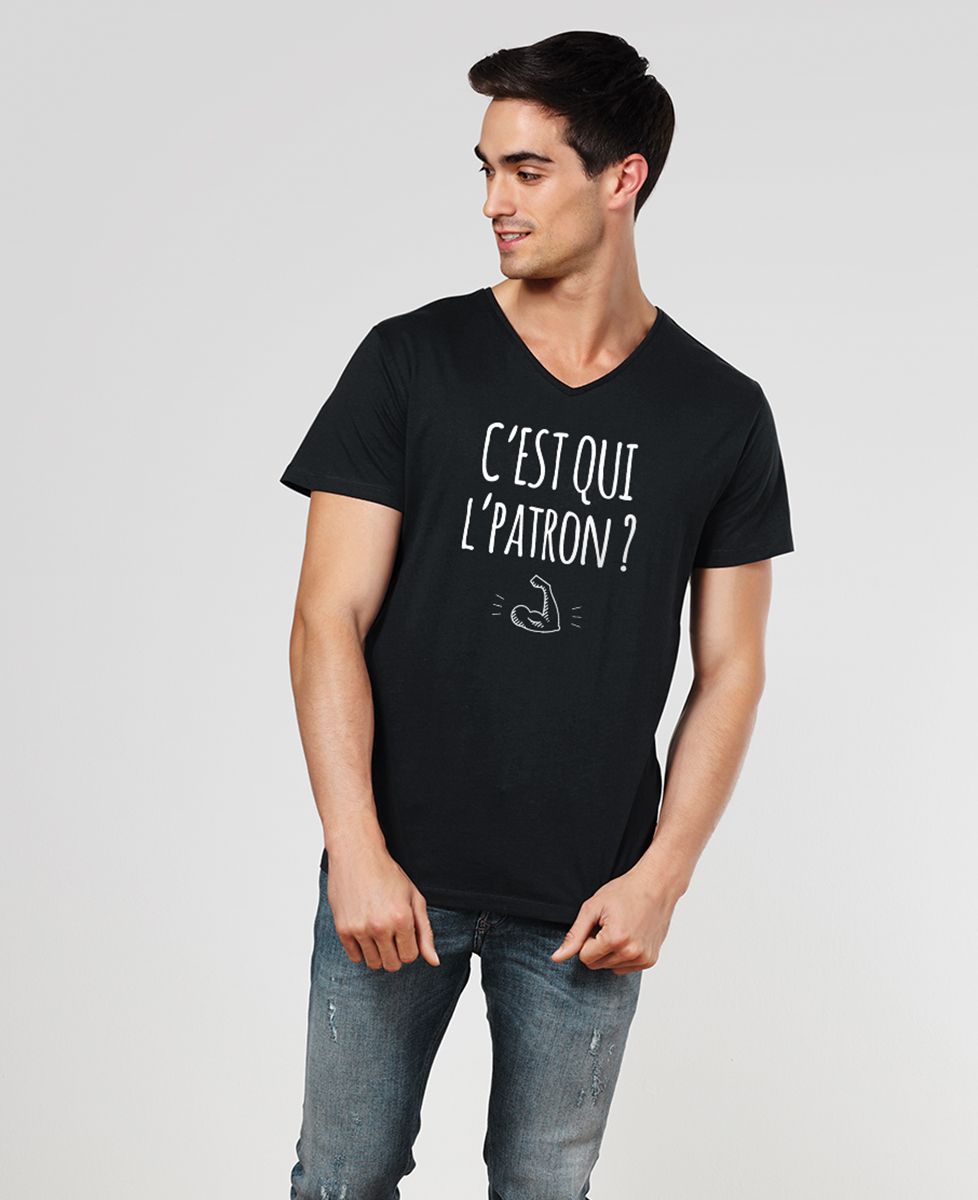 T-Shirt homme C'est qui l'patron ?