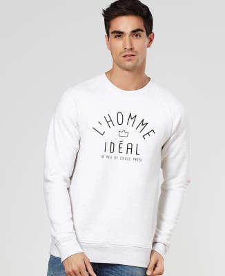 Sweatshirt homme L'homme idéal