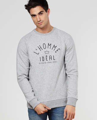 Sweatshirt homme L'homme idéal