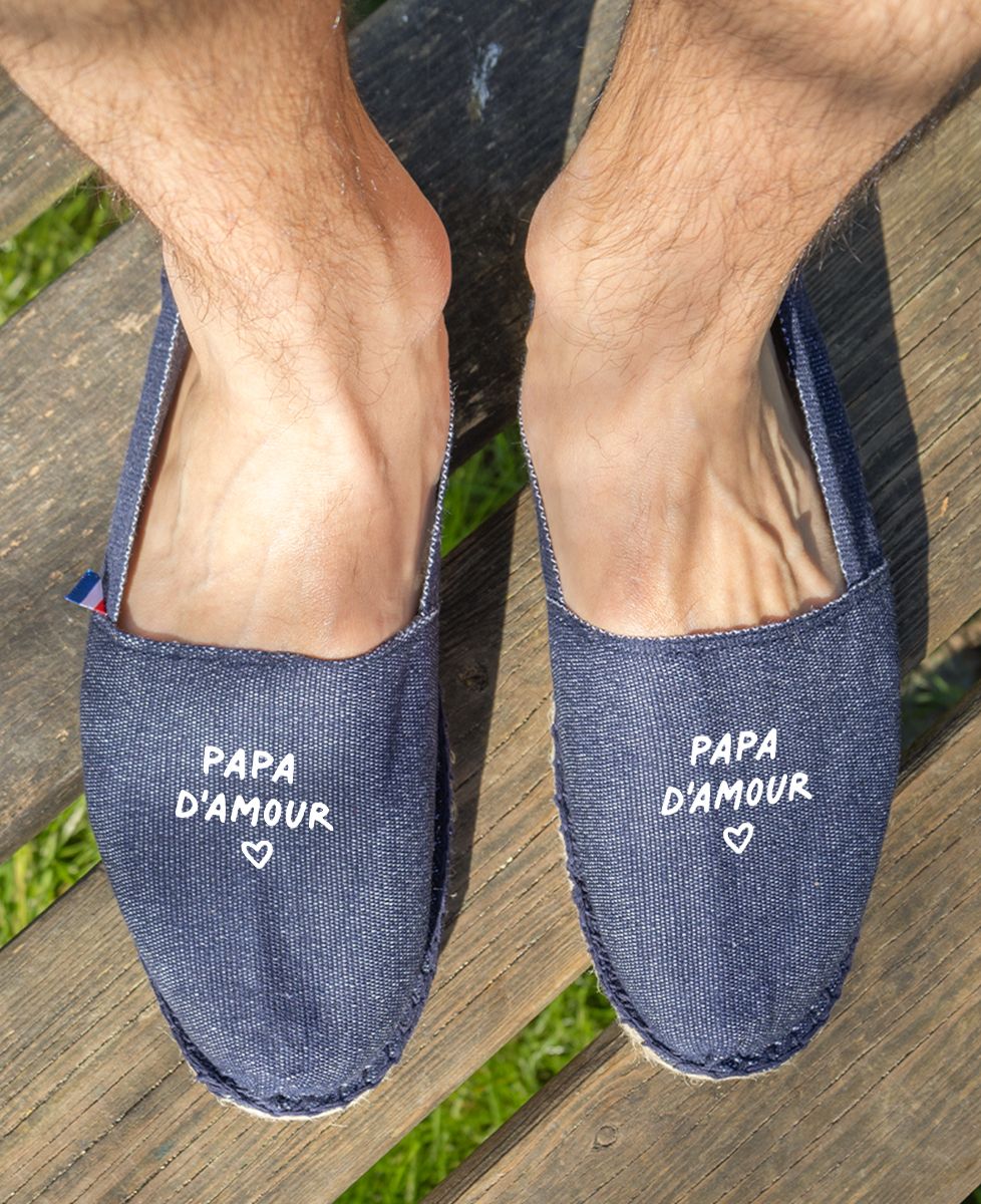 Espadrille Papa d'amour - Cadeaux Papa, Cadeaux Couple