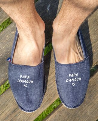 Espadrille Papa d'amour - Cadeaux Papa, Cadeaux Couple