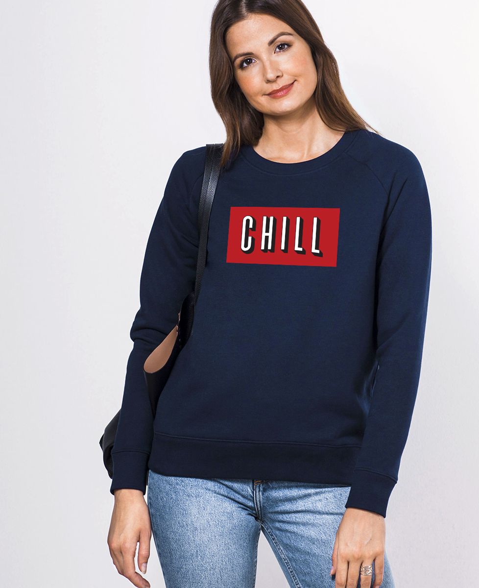 Sweatshirt femme Chill