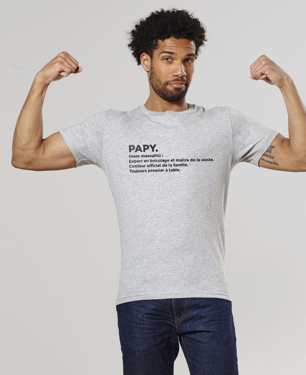 T-shirt homme Papy définition - Cadeaux Papy