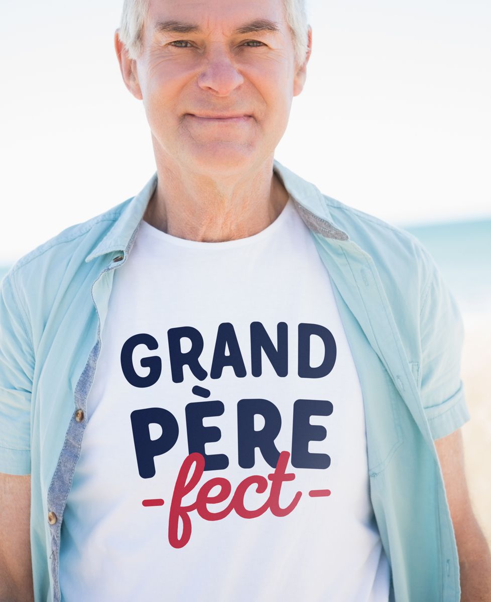 T-shirt homme Grand pèrefect - Cadeaux Papy