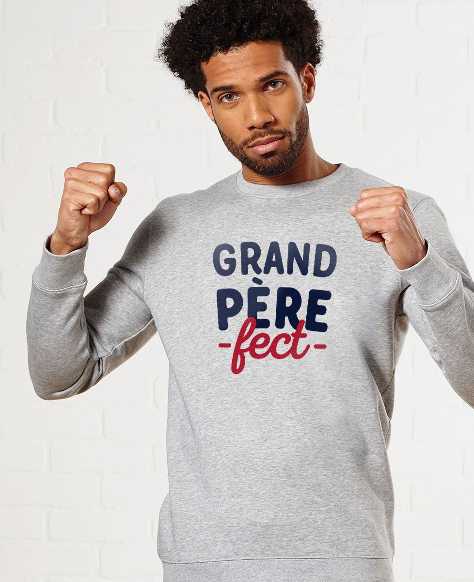 Sweatshirt homme Grand pèrefect - Cadeaux Papy