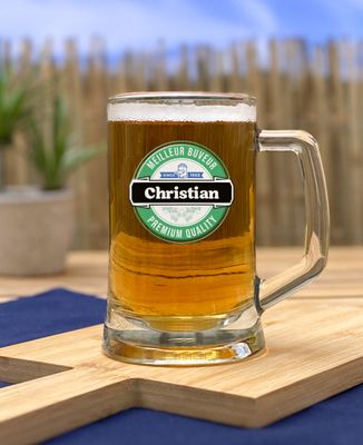 Verres à bières personnalisables | Monsieur TSHIRT