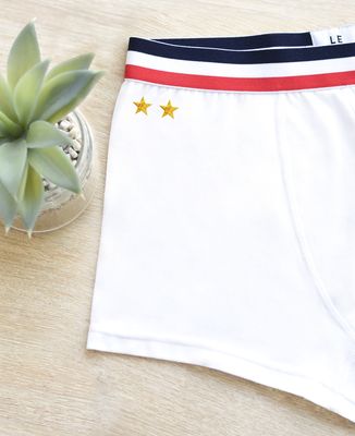 Boxer Deux étoiles (brodé)