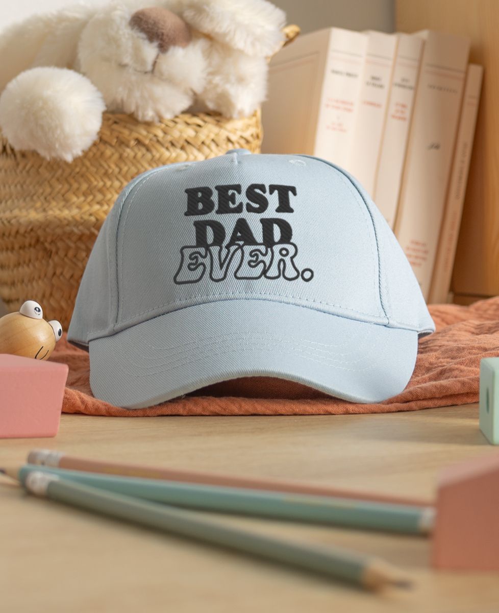 Children's cap Best Dad Ever (embroidered) Monsieur TSHIRT