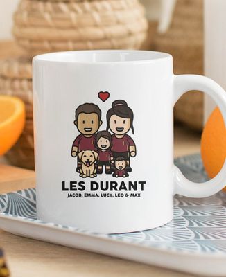 Mug Famille figurine football Belgique - Sport, Football