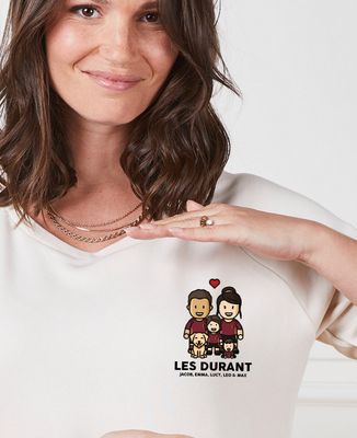 Sweatshirt femme Famille figurine football Belgique - Sport, Football