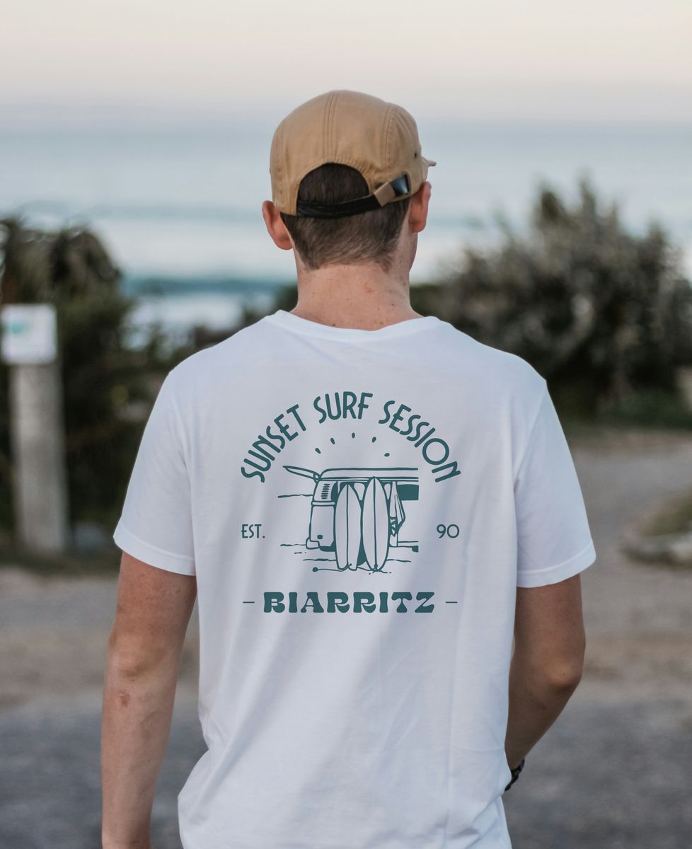 Maglietta da surfista per uomo Monsieur TSHIRT