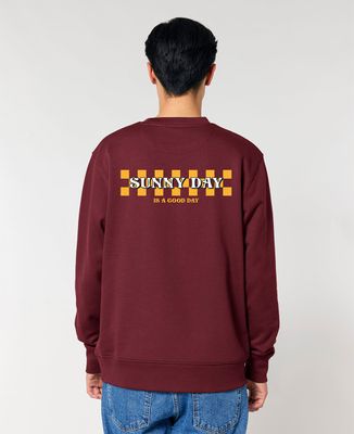 Men's sweatshirt Customized checkerboard