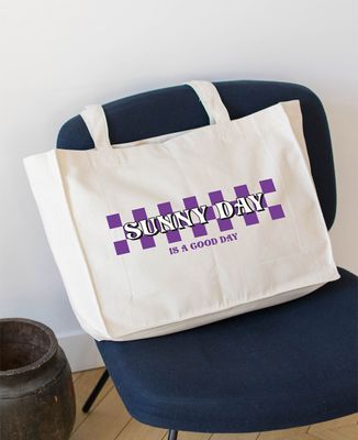 XXL Tote bags Customized checkerboard