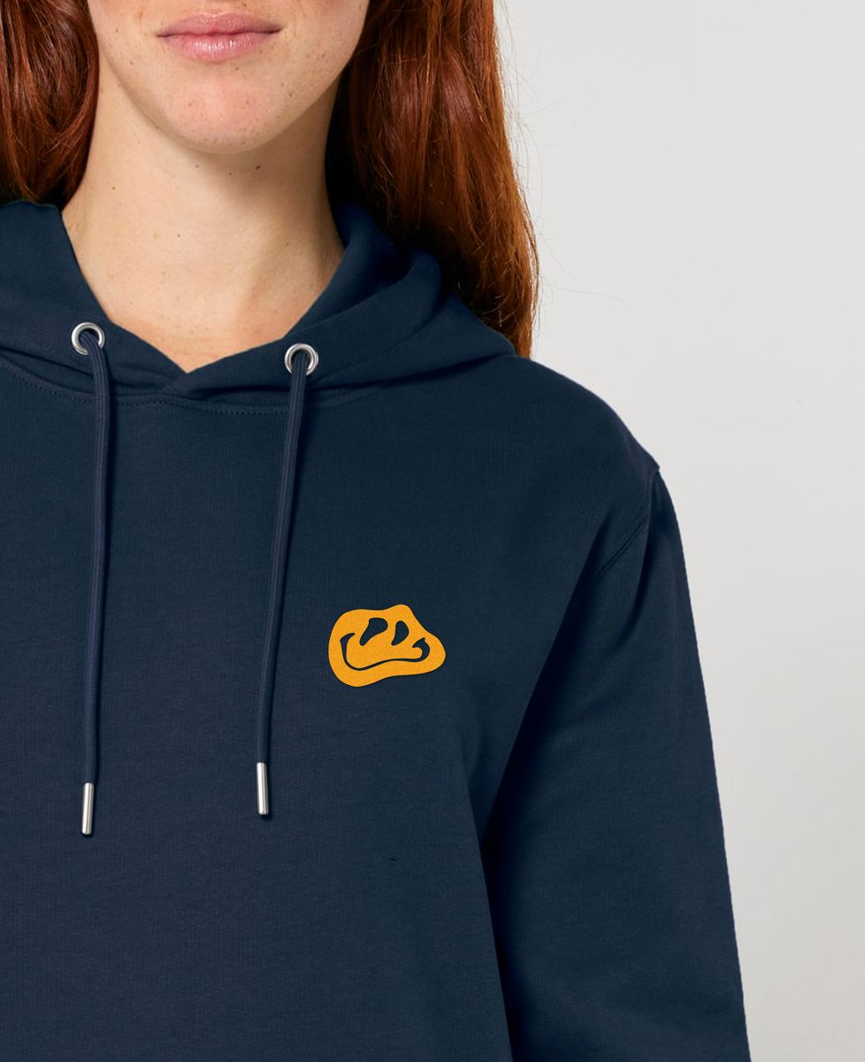 Hoodie femme Smileys (effet velours)