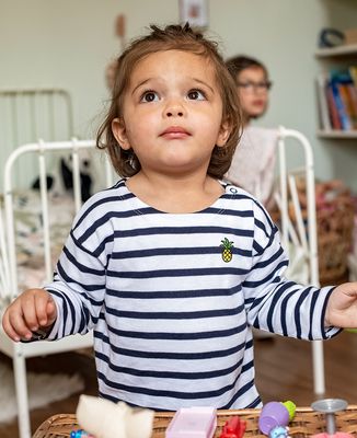 T-Shirt bébé Ananas (brodé)