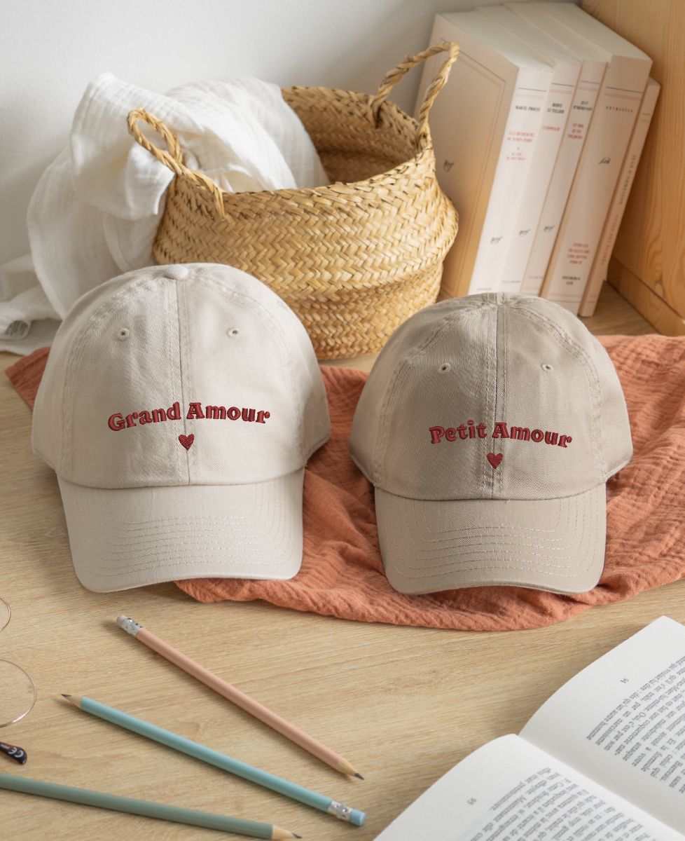 Casquette enfant Petit amour brodé - Cadeaux Couple