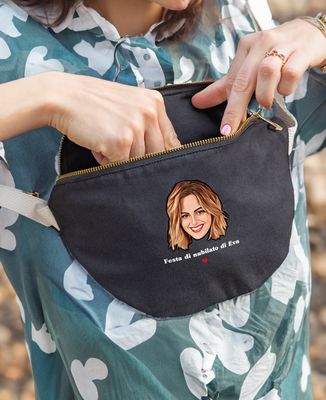 Borsa per banane Viso e nome personalizzati - Regali per coppie, Aggiungi le mie foto