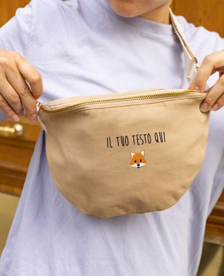 Borsa per banane Testo e pittogramma ricamato personalizzato - Sport, Regali per papà, Regali per la mamma, Calcio, Addio nubilato/celibato, matrimonio, Regali per coppie, EVJF