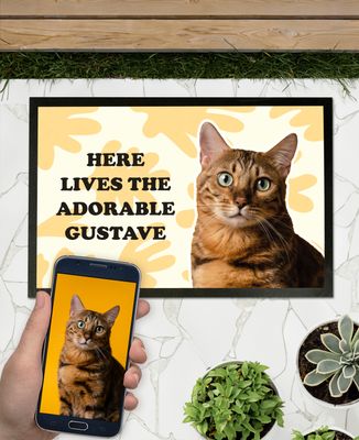 Doormats Personalized pet portrait - Animals