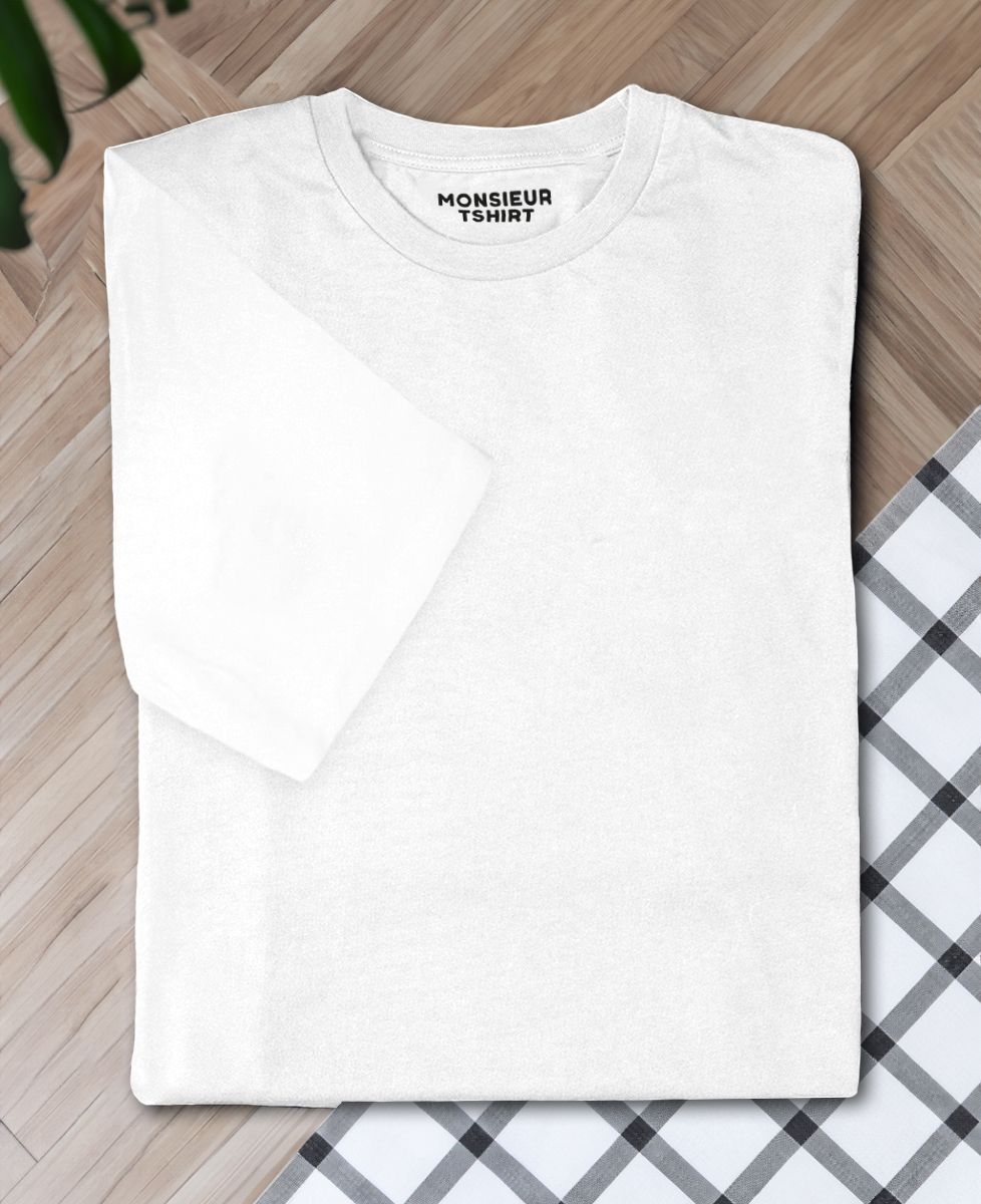 T-shirt homme Papa et prénom des enfants brodés sur la manche - Cadeaux Papa, Cadeaux Maman