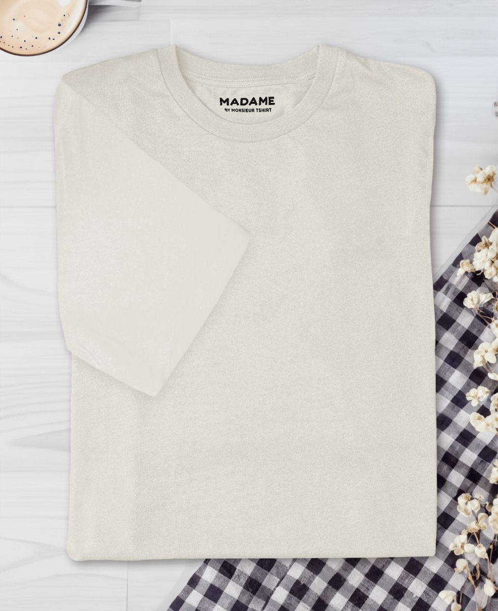 T-shirt femme Mama et prénom des enfants brodés sur la manche - Cadeaux Papa, Cadeaux Maman