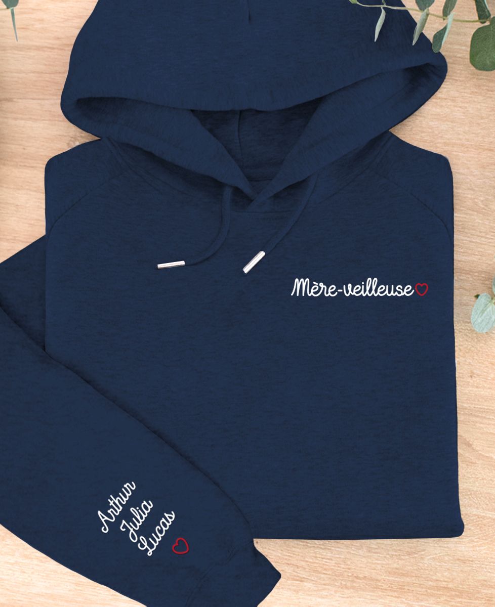 Sweat Humoristique We Are Family Mère Veilleuse - Sweat Femme Manches Longues Cadeau Original
