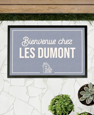 Paillassons Bienvenue chez personnalisé