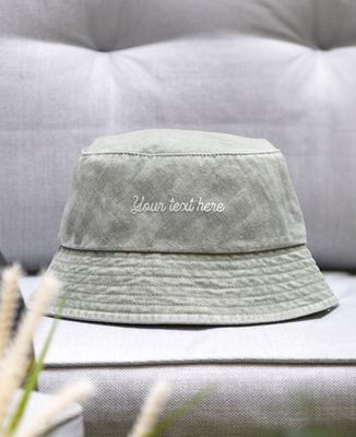 Bucket hat Custom embroidered text - Sport, Aperitif, Couple gifts, Wedding