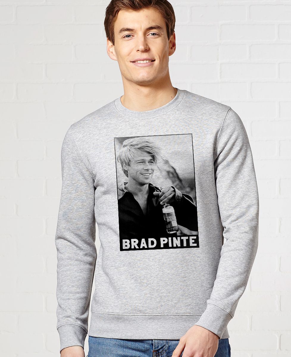 Sweatshirt homme Brad Pinte - Apéro