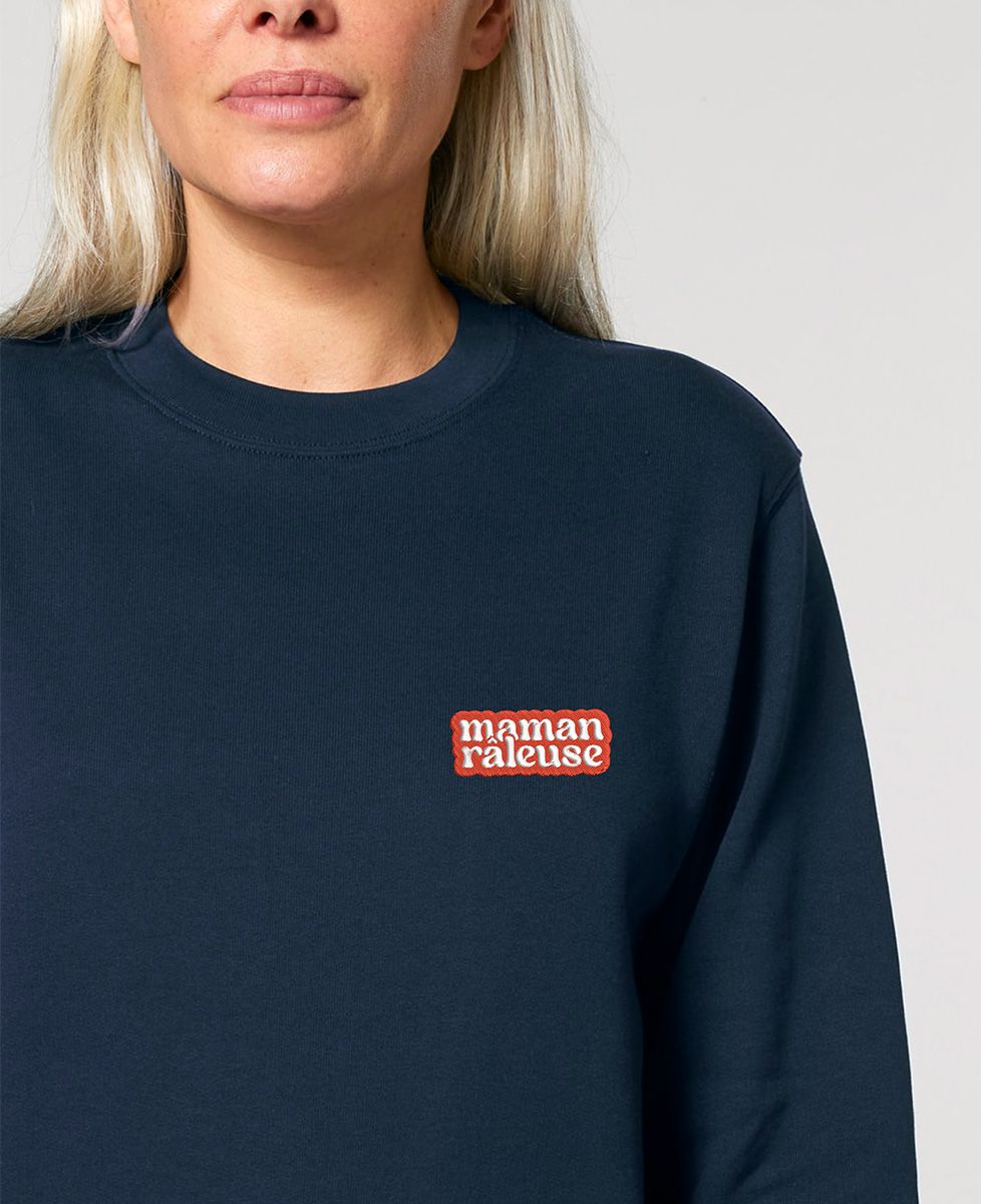 Sweatshirt femme Maman râleuse (brodé) - Cadeaux Maman