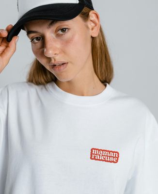 T-shirt femme Maman râleuse (brodé) - Cadeaux Maman