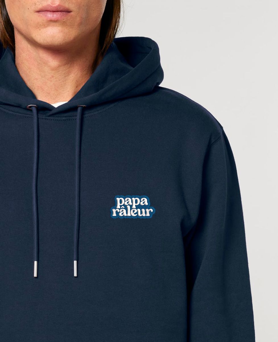 Hoodie homme Papa râleur (brodé)