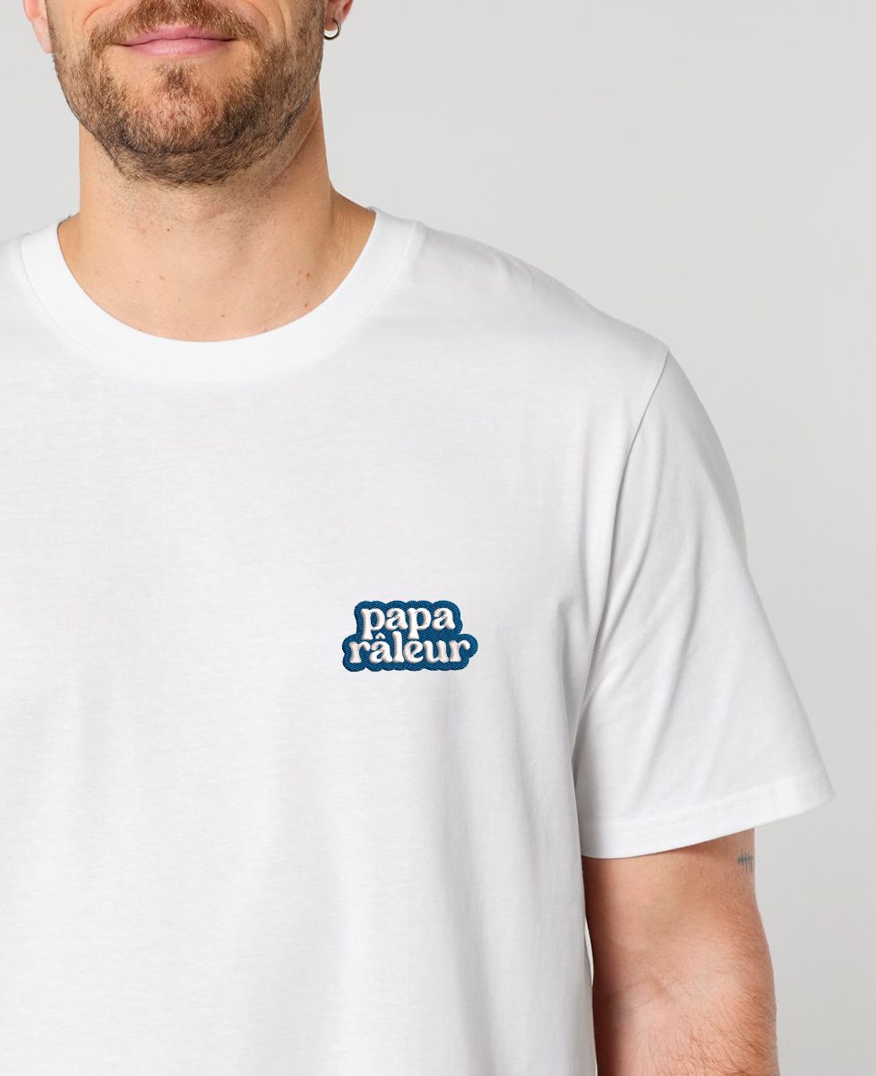 T-shirt homme Papa râleur (brodé)
