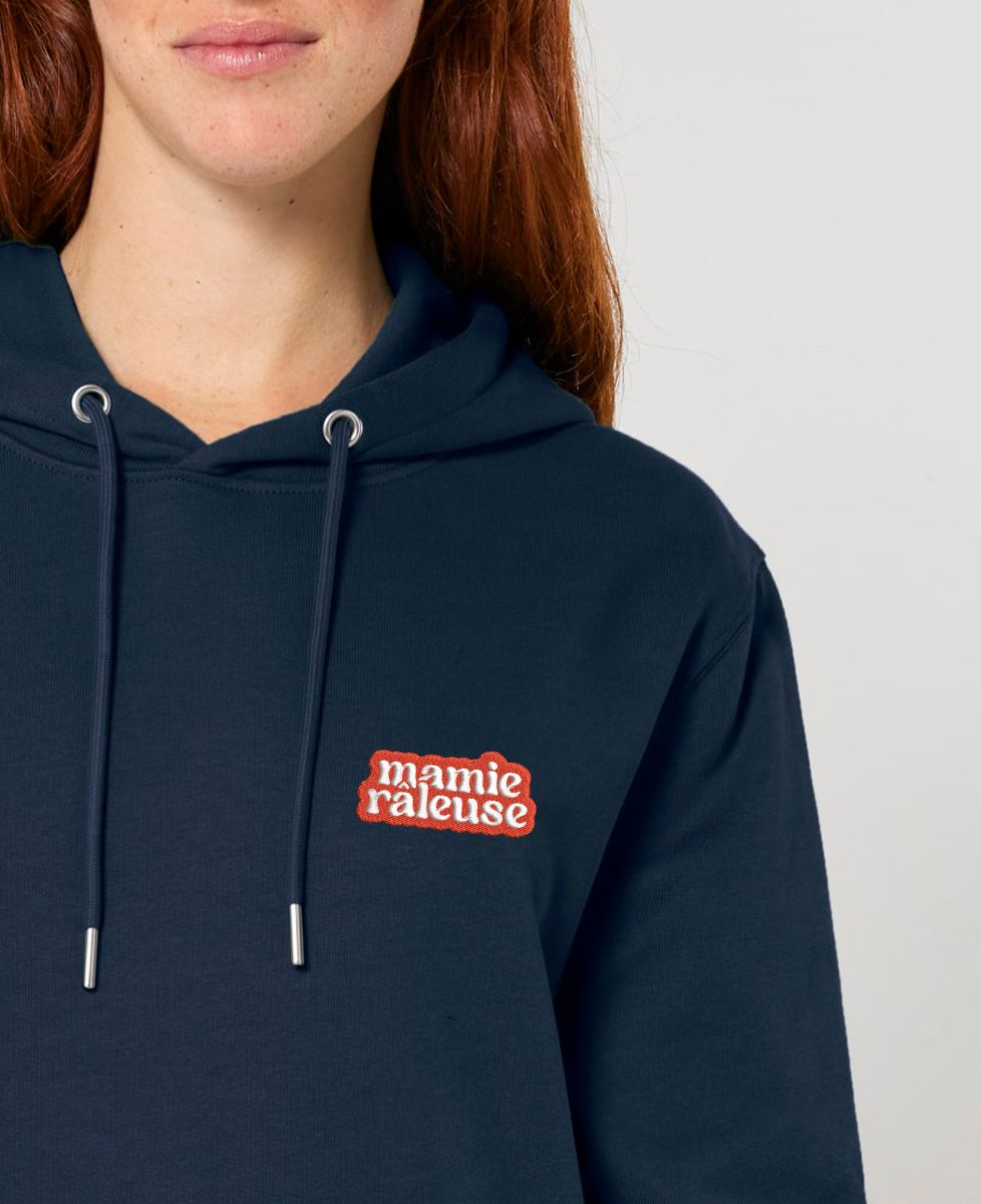 Hoodie femme Mamie Râleuse (brodé) - Cadeaux Mamie