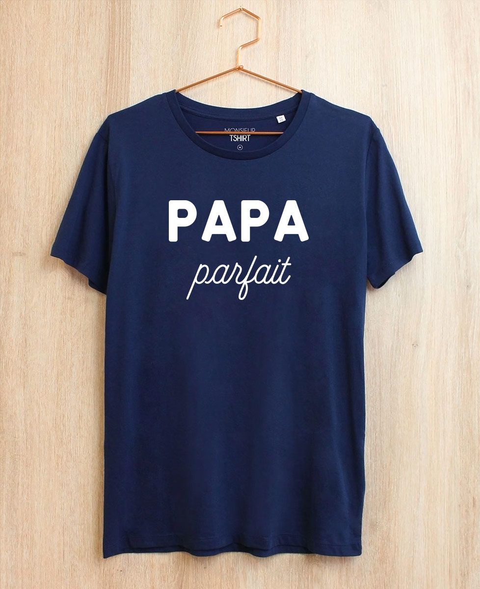 T-Shirt homme Papa personnalisé