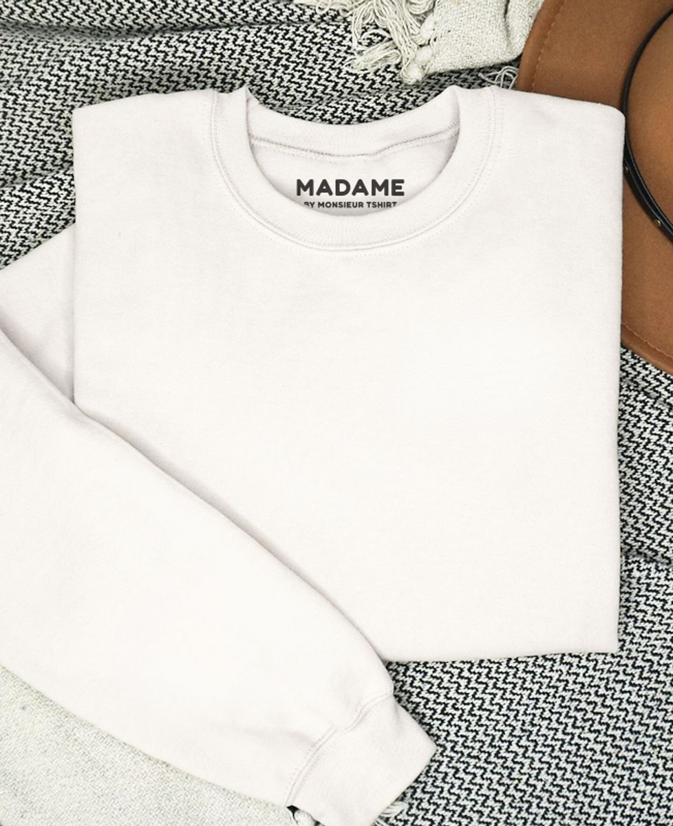 Sweatshirt femme Mamie et prénoms des enfants sur la manche - Cadeaux Mamie