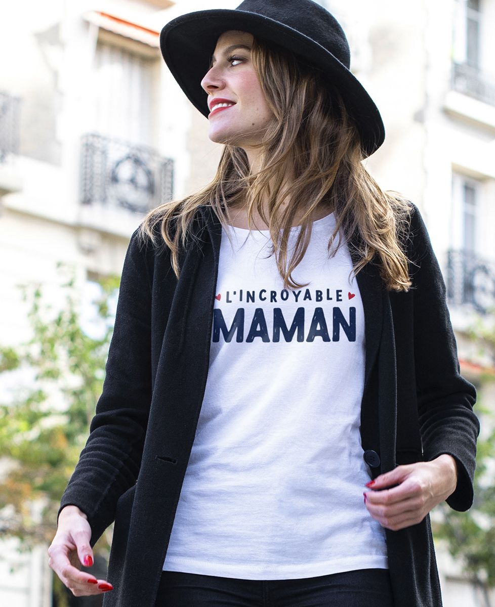 T-shirt femme L'incroyable maman - Cadeaux Maman, Future Maman