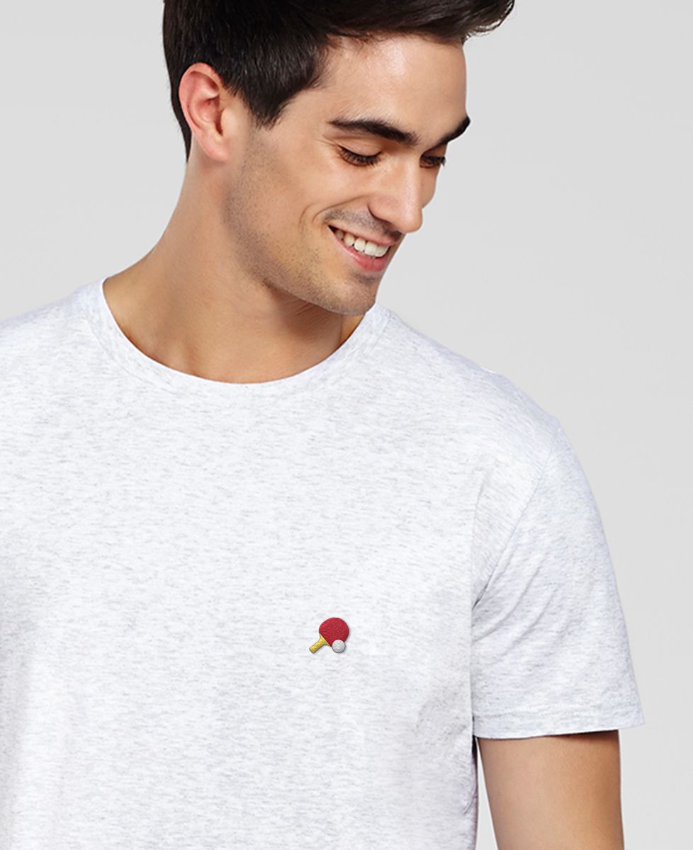 T-Shirt für Männer Tischtennis (bestickt) - Sport