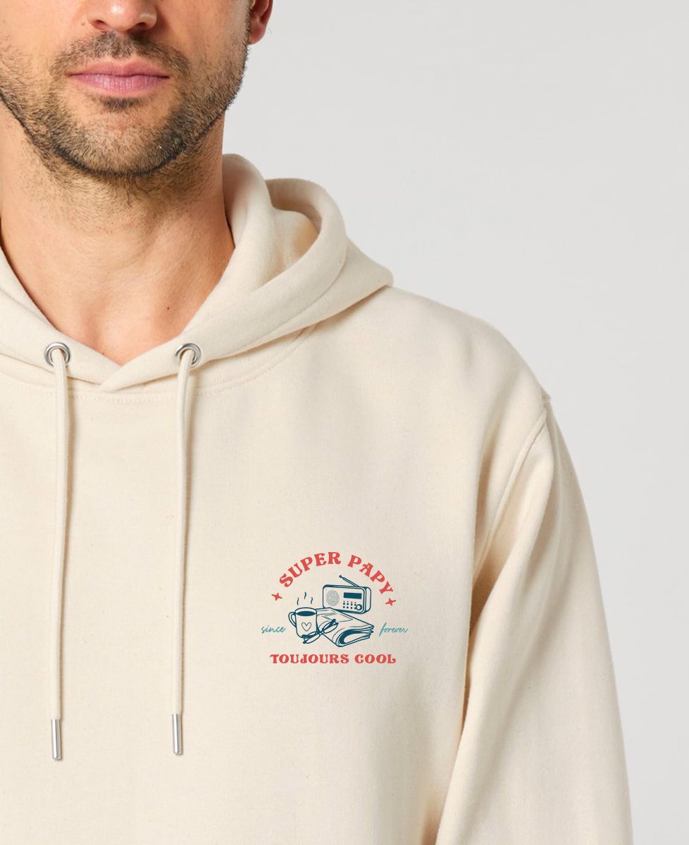 Hoodie homme Super Papa - Cadeaux Papa