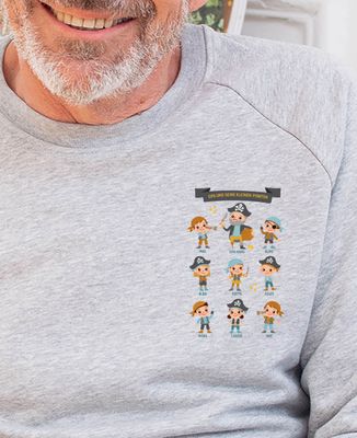 Sweatshirt Mann Opa und seine kleinen Piraten - Geschenk Opa