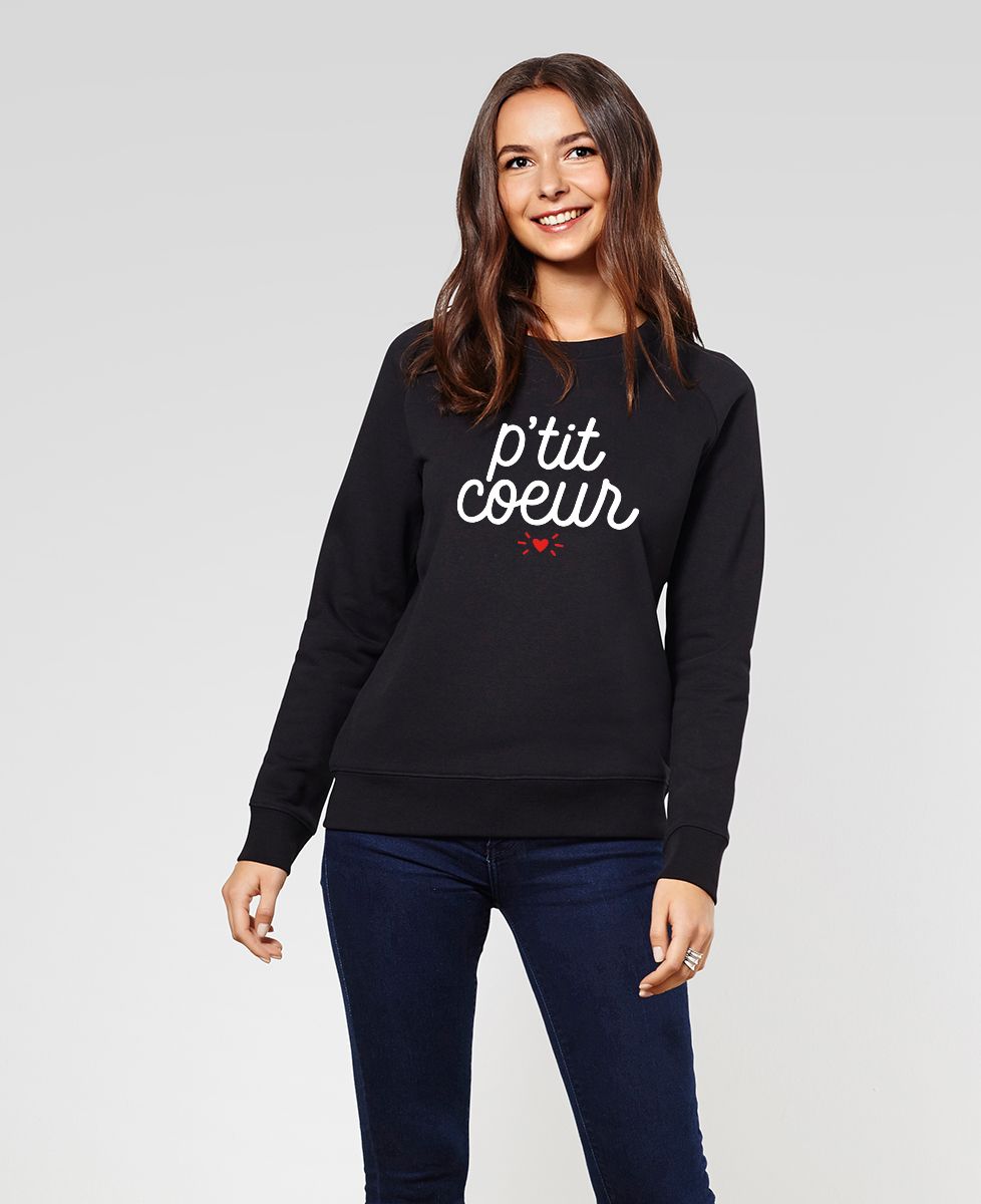 Sweatshirt femme P'tit coeur