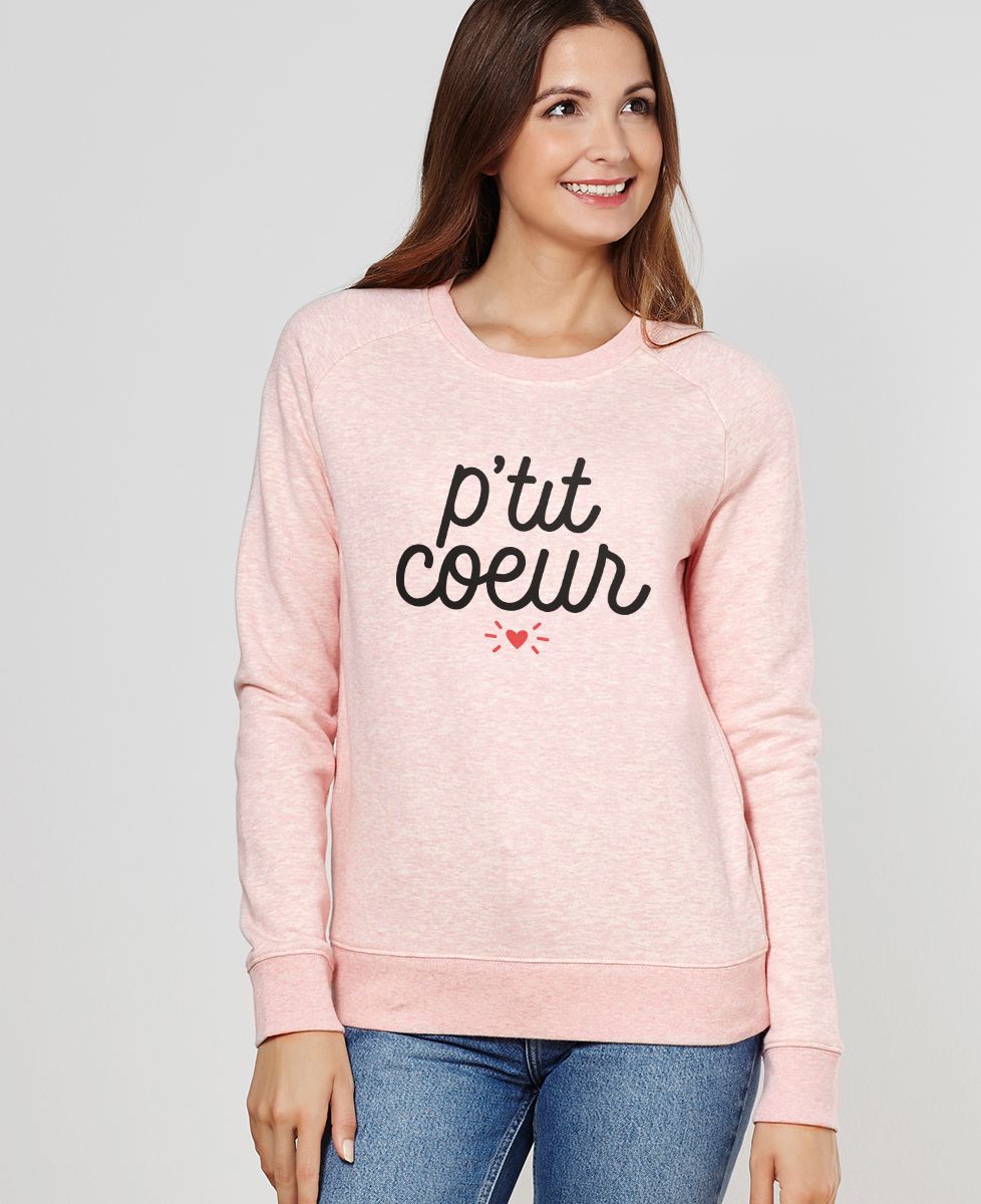 Sweatshirt femme P'tit coeur