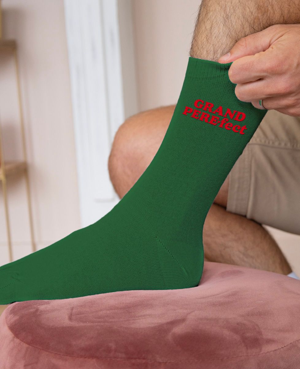 Chaussettes homme Grand-père fect (effet velours) - Cadeaux Papy