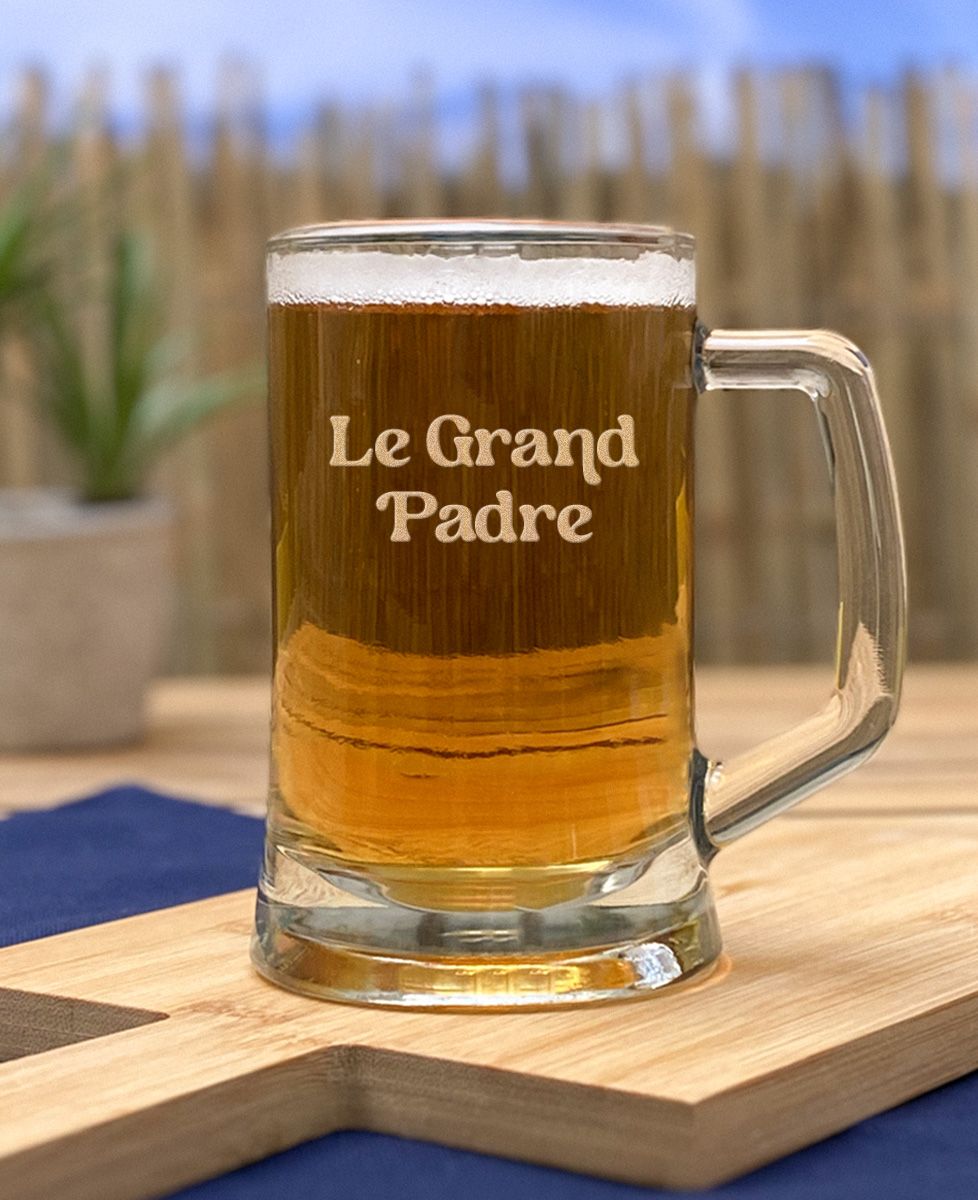 Chope de bière Le Grand Padre - Apéro, Cadeaux Papy