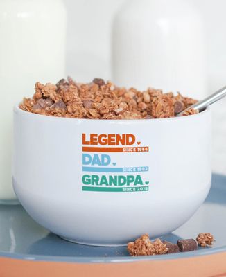 Bowl Customized Dad Grandpa Legend - Papy's gift